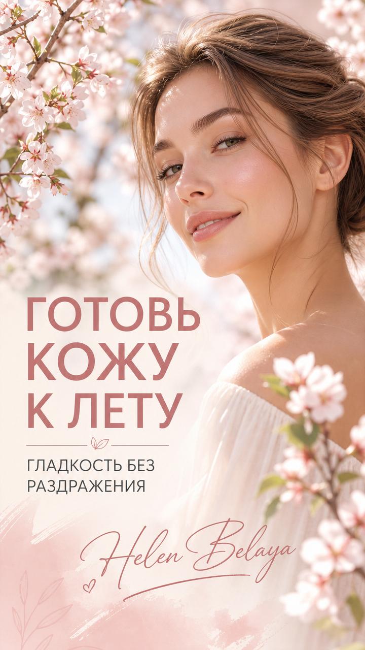 Готовь кожу к лету — гладкость без раздражения